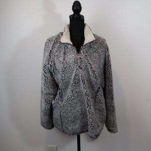 Cozy Sherpa 1/4 Zip Pullover XXL